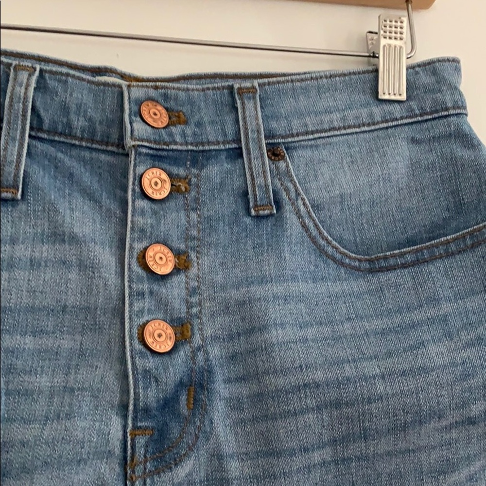 J Crew Button Fly Denim Shorts